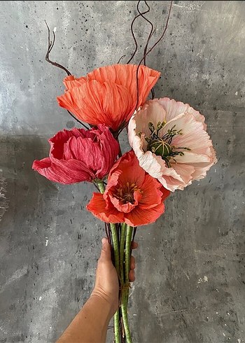 Kırmızı Dekoratif Vazo - Görsel 4