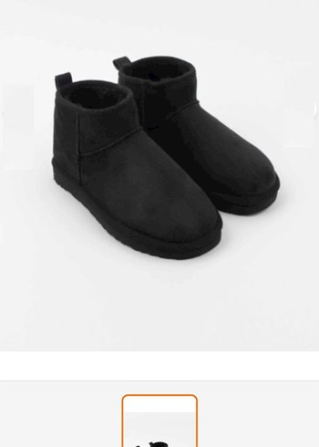 Siyah Süet Tüylü Stiletto Topuklu Kadın Bot - Görsel 2