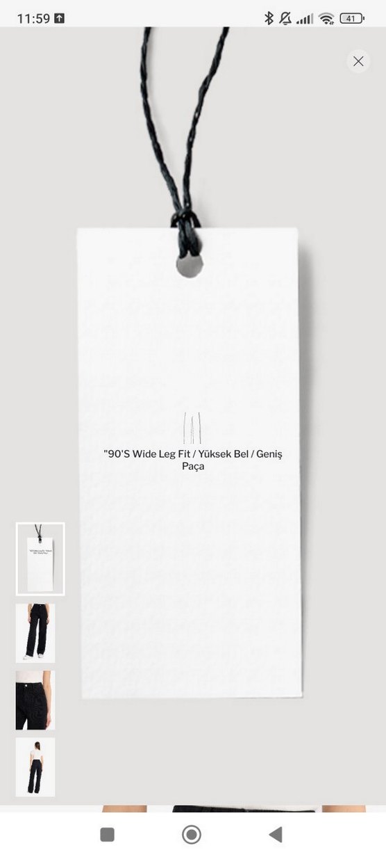 Kadın Regular Fit Siyah Kot Pantolon - Görsel 3