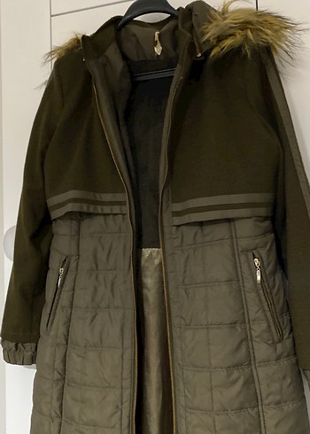 Kadın KemerliUzun Haki Mont Çok kaliteli bende uygulamadan aldım - Görsel 2