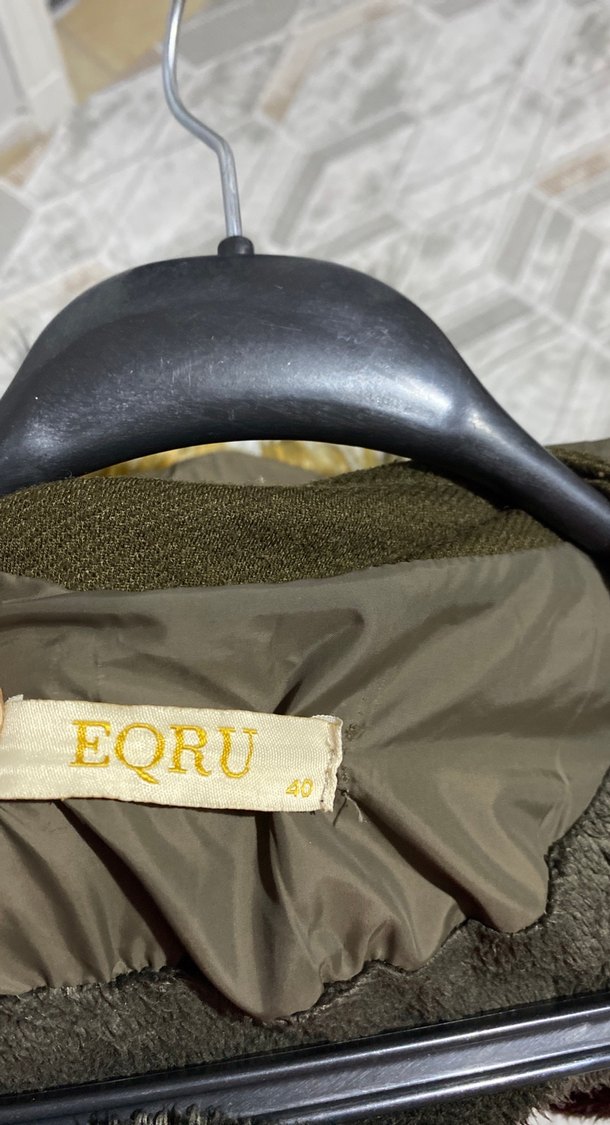 Kadın KemerliUzun Haki Mont Çok kaliteli bende uygulamadan aldım - Görsel 5