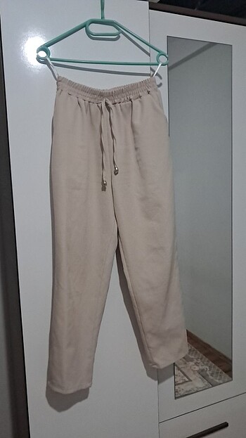Krem renk pantolon
