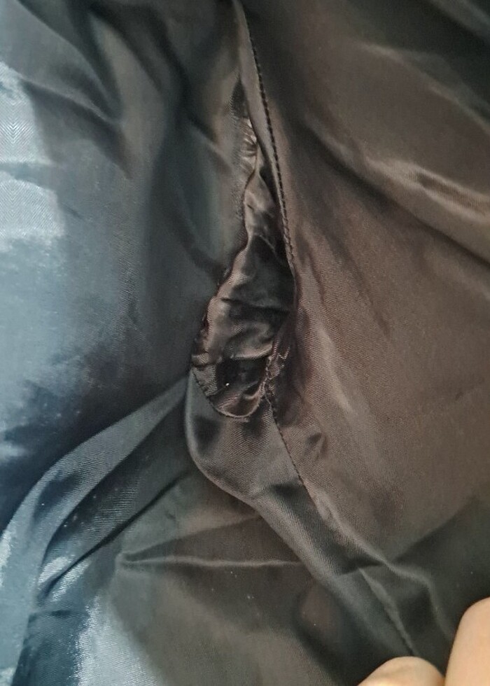 Siyah sisme mont - Görsel 4