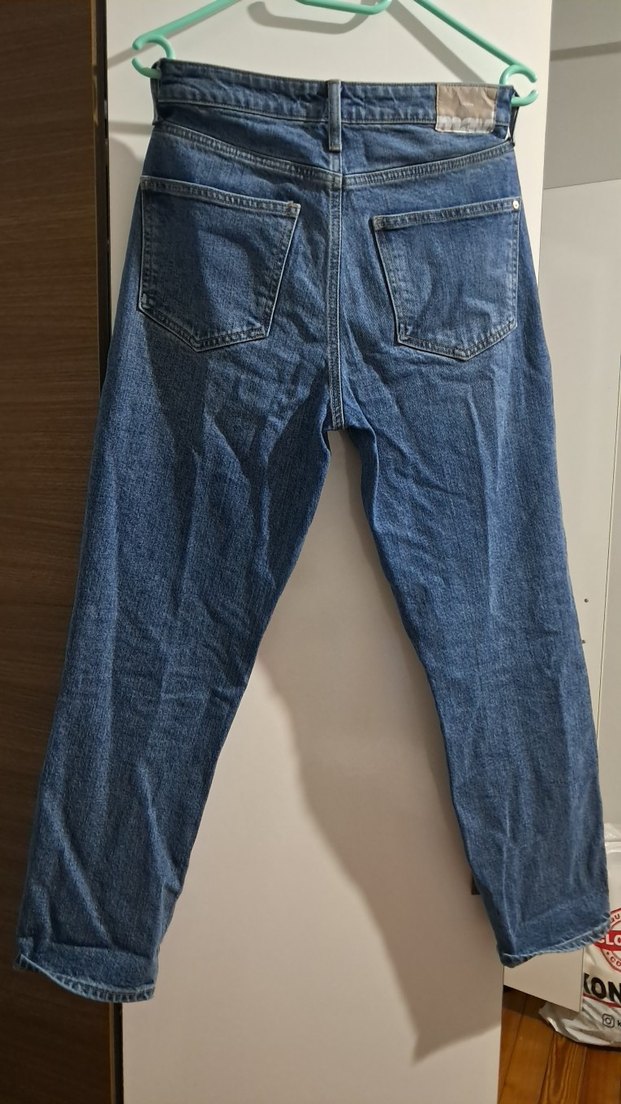 Kadın Mavi Denim Normal Boy Jean - Görsel 2