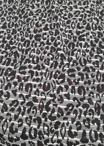 Gri Yılan Desenli Pilili Midi Hamile Eteği - Görsel 2