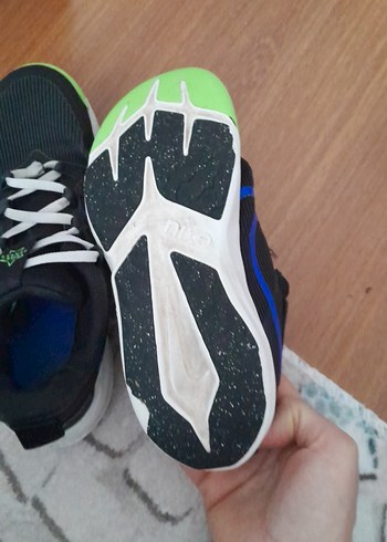 Erkek Çocuk Renkli Siyah Spor Ayakkabı - Görsel 3