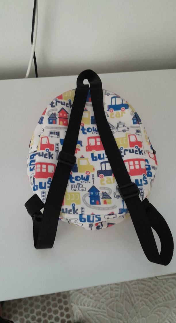 Renkli Desenli Çocuk Okul Çantası - Görsel 2