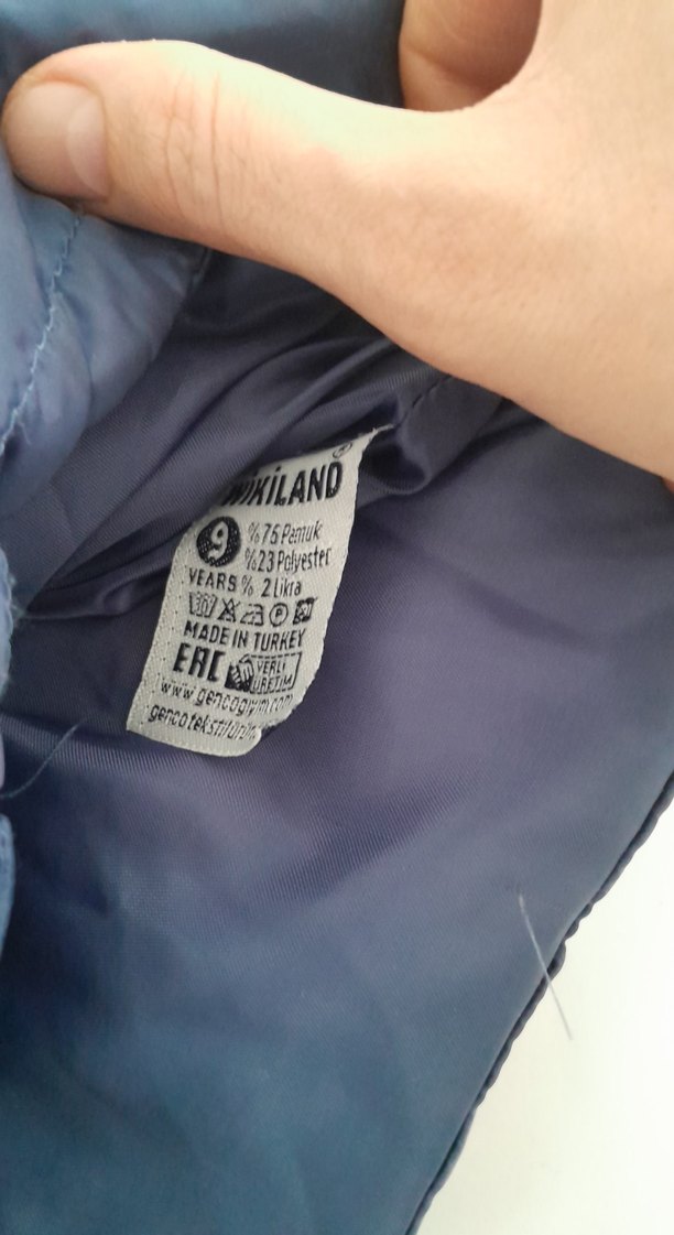 Düğmeli Lacivert Erkek çocukYelek - Görsel 3