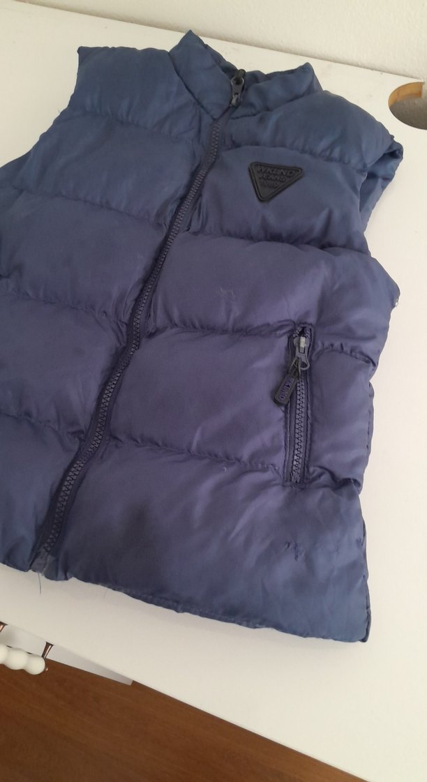 Düğmeli Lacivert Erkek çocukYelek - Görsel 4