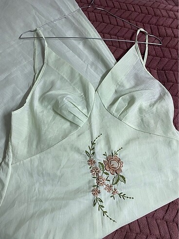 xl Beden yeşil Renk Orijinal Vintage Gecelik
