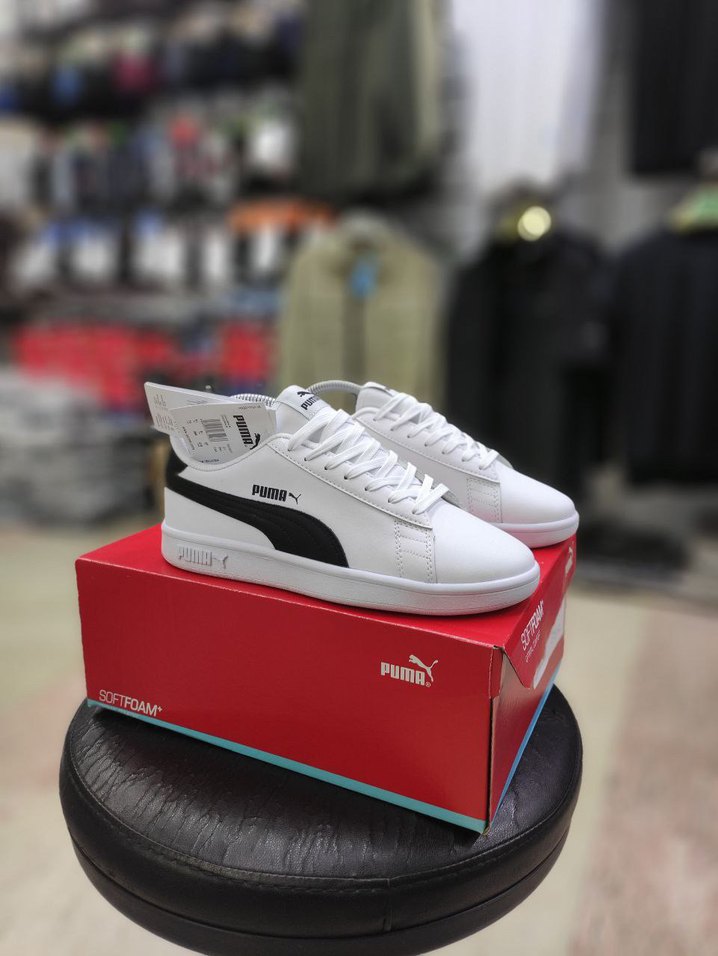 Puma Beyaz Siyah Spor Ayakkabı — görsel 2/5