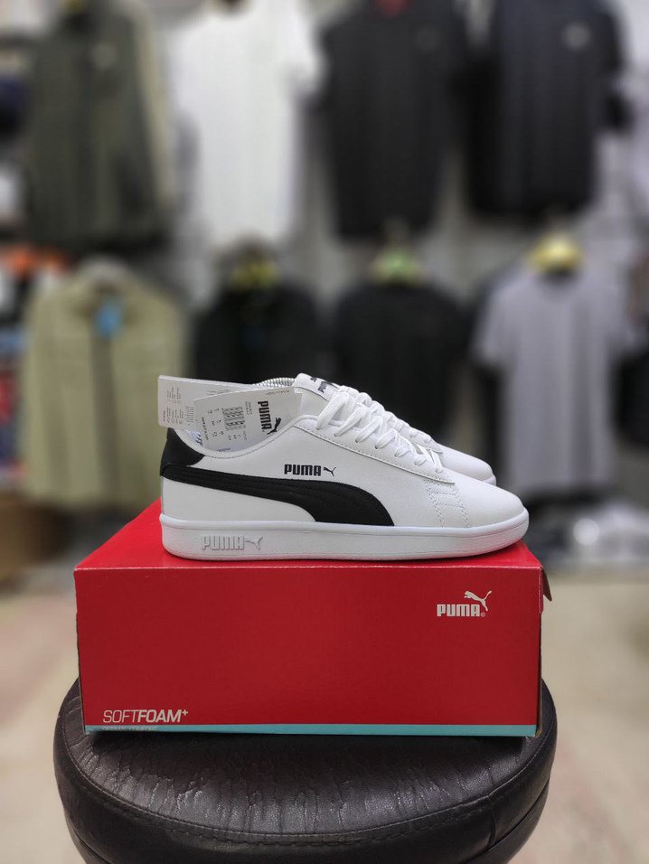 Puma Beyaz Siyah Spor Ayakkabı — görsel 3/5