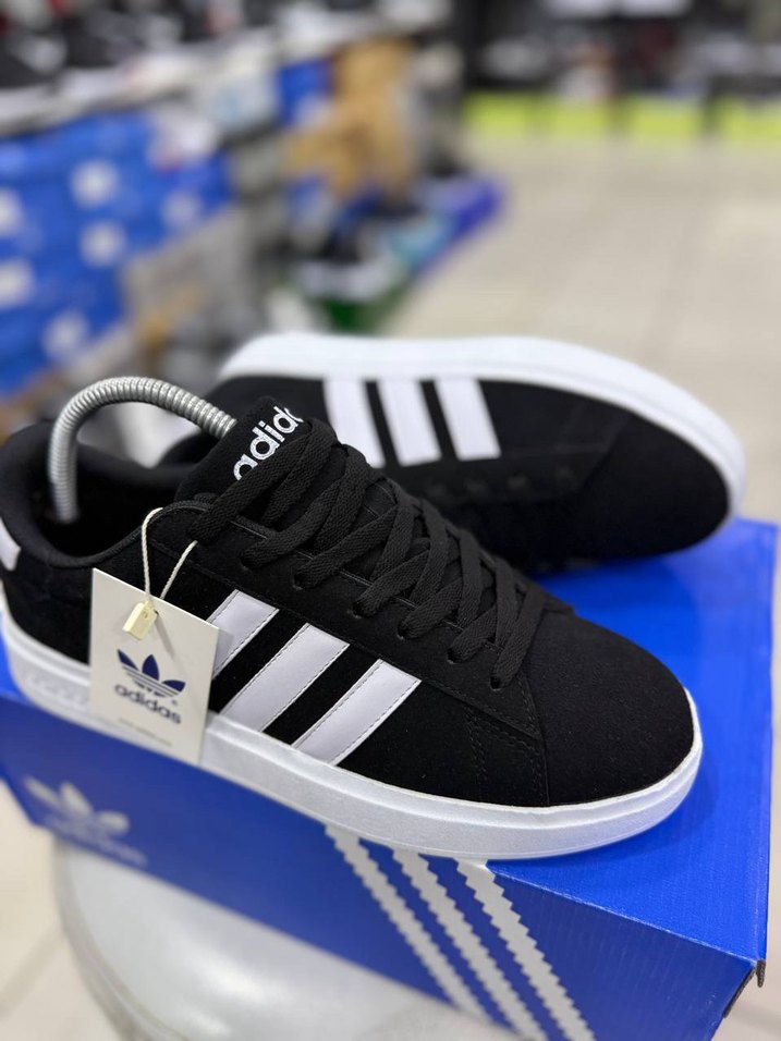 Adidas Siyah Beyaz Düşük Bilekli Sneaker — görsel 5/9