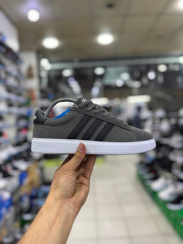 Adidas Gri Süet Sneaker — görsel 6/9