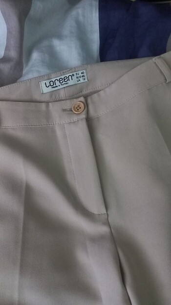 Loreen Bej Kumaş Pantalon - Görsel 2