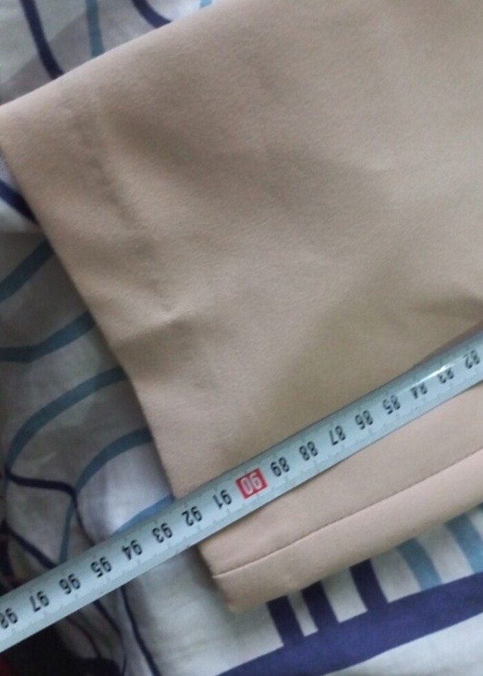 Loreen Bej Kumaş Pantalon - Görsel 5