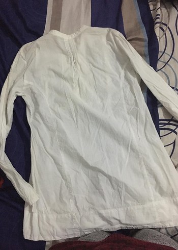 Beyaz Uzun Kollu Gömlek - Görsel 2