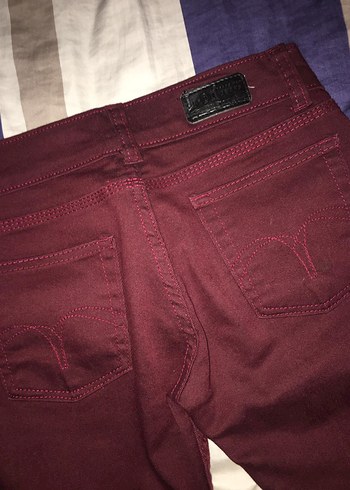 Bordo Kadın Pantolon - Görsel 4