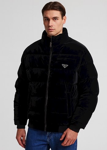 Siyah Erkek Şişme Mont - Görsel 2