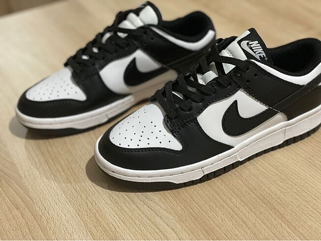 39 Beden siyah Renk Nike Dunk Panda!