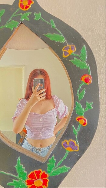 Stradivarius Lila Crop