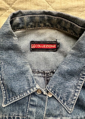 Collezione soluk yıkama efektli kadın denim ceket