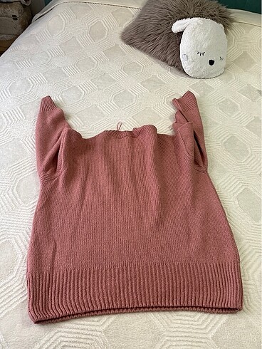 l Beden pembe Renk Defacto yumuşacık L-Xl kazak ????