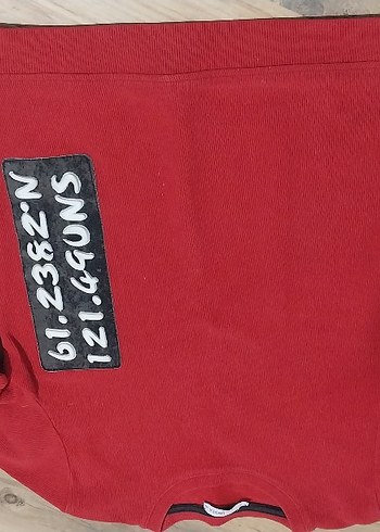 Koyu Kırmızı Fermuarlı Erkek Sweatshirt - Görsel 3