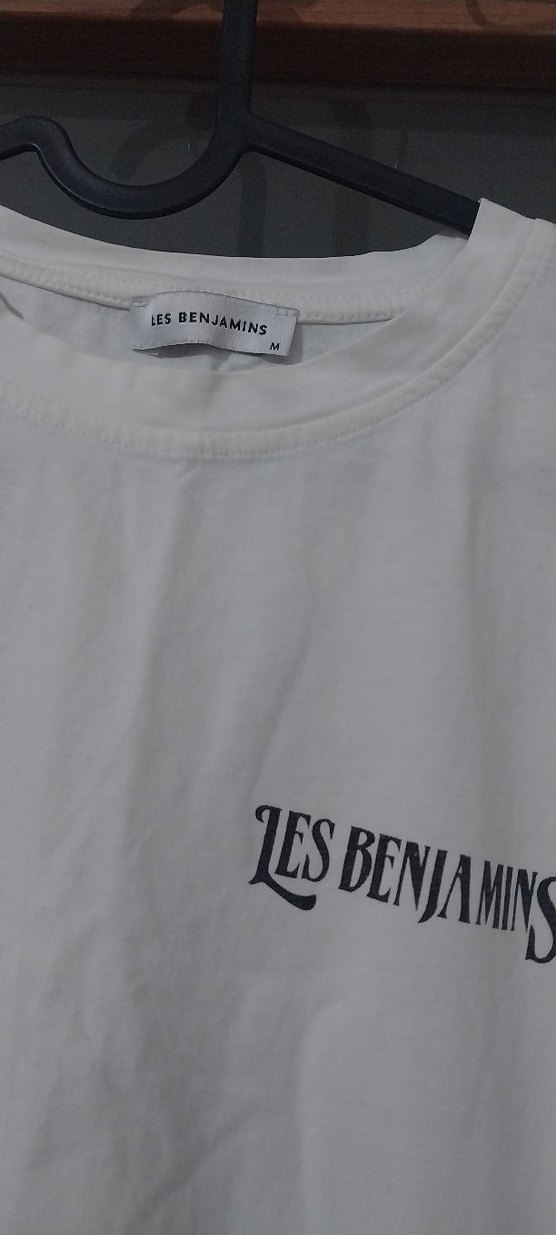 Beyaz Baskılı Erkek Tişört Loose Fit - Görsel 2