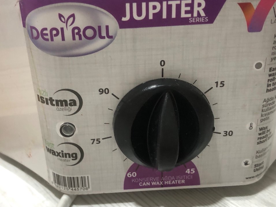 Ağda makinesi seti Depi Roll Wax Isıtıcı ve Ahşap Spatula Seti - Görsel 2