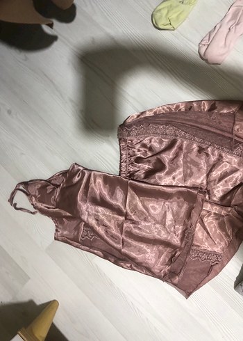 Saten Pijama takımı - Görsel 3