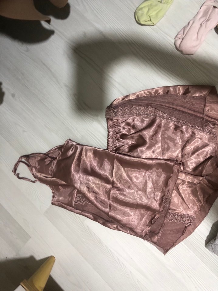 Saten Pijama takımı - Görsel 3