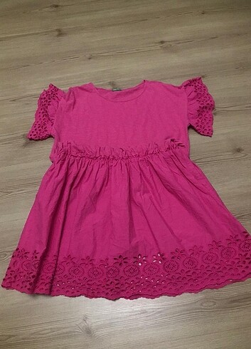 xl Beden Pembe elbise 