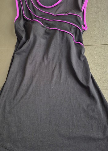 Yüksek Yakalı Mor yarı kapalı mayo - Görsel 5