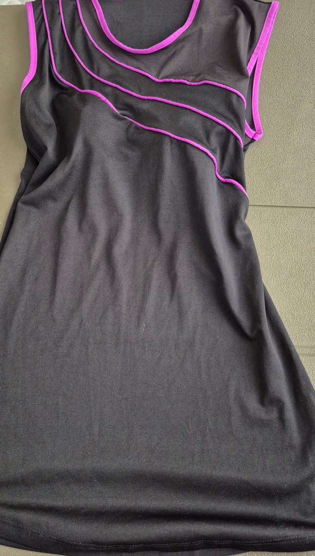 Yüksek Yakalı Mor yarı kapalı mayo - Görsel 2