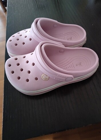 Crocs açık pembe 33-34 numara terlik sandalet 