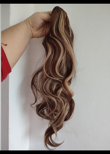 Dalgalı kumral ışıltılı  Sentetik Atkuyruğu - Görsel 3