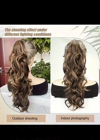 Dalgalı kumral ışıltılı  Sentetik Atkuyruğu - Görsel 2