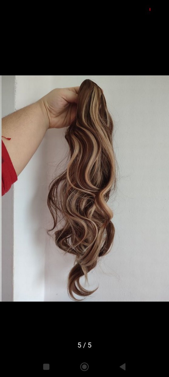 Dalgalı kumral ışıltılı  Sentetik Atkuyruğu - Görsel 3