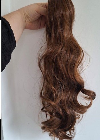 Açık  Kahverengi fiber Saç Tokası tokalı - Görsel 2