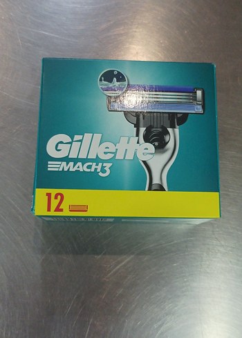 Gillette Mach3 Tıraş Bıçağı başlığı 12'li