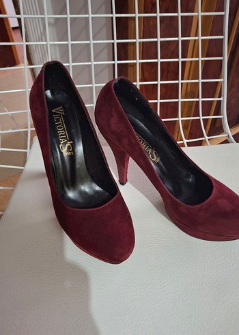 39 Beden bordo Renk Bordo Yuksek topuk ayakkabı