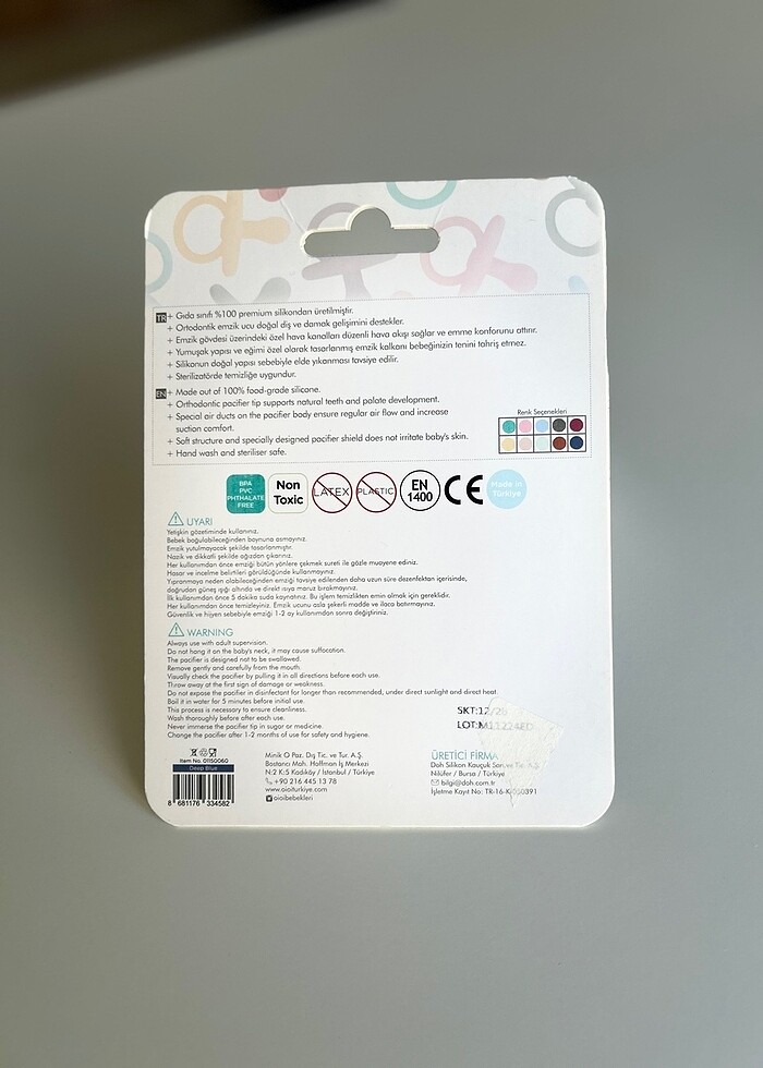 Oioi 0+ ay Emzik Yeşil ve Sarı - Görsel 5