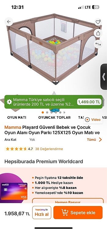 Bebek çocuk oyun parkı alanı