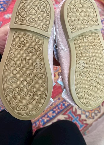 Bej Yılan Desenli Kız Çocuk Babet Ayakkabı - Görsel 4