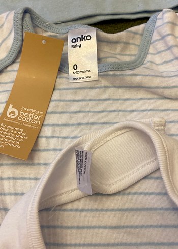 Gri Pamuk Bebek Erkek Takımı/ yurtdışı - Görsel 5