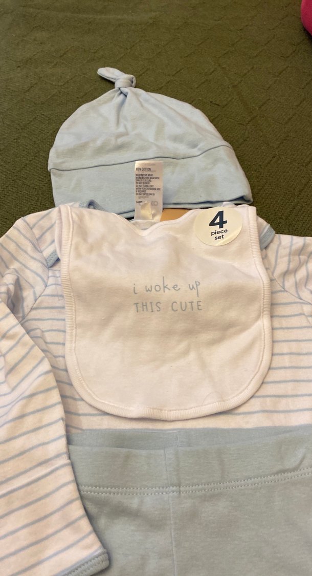 Gri Pamuk Bebek Erkek Takımı/ yurtdışı - Görsel 3