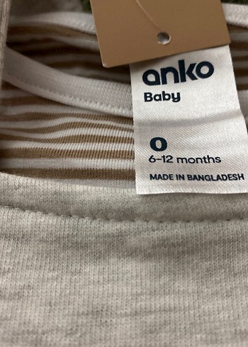 Gri Erkek Bebek Düğmeli Kısa Kollu Tulum - Görsel 3