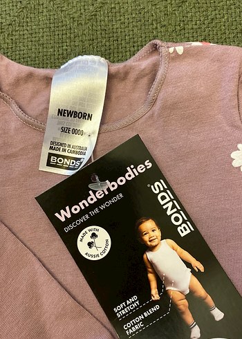 Uzun Kollu Çiçek Desenli Bebek Body - Görsel 3