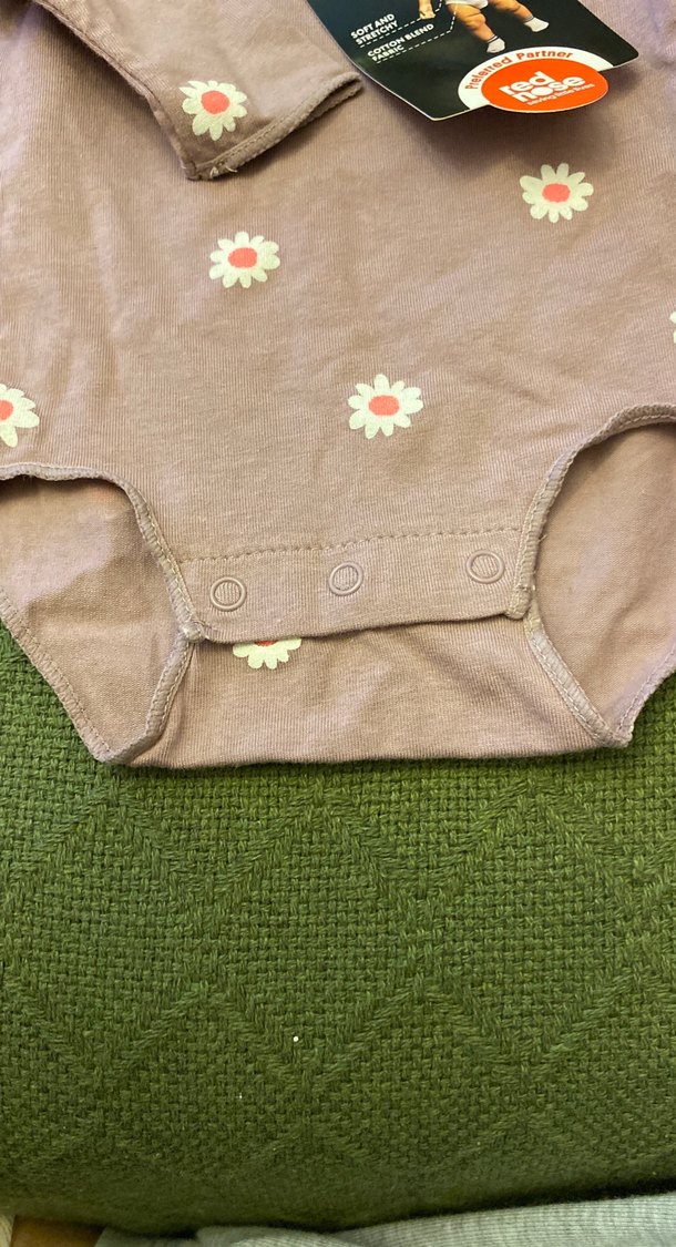 Uzun Kollu Çiçek Desenli Bebek Body - Görsel 4